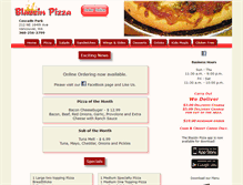 Tablet Screenshot of blazzinpizza.com